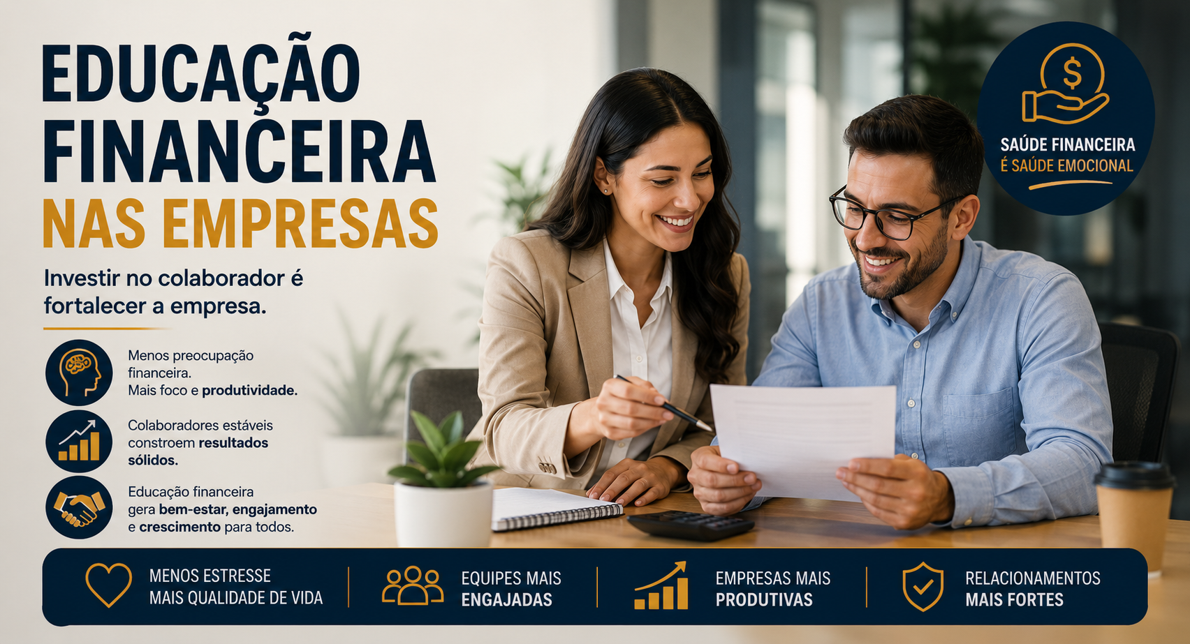 Educação Financeira Dentro das Empresas.