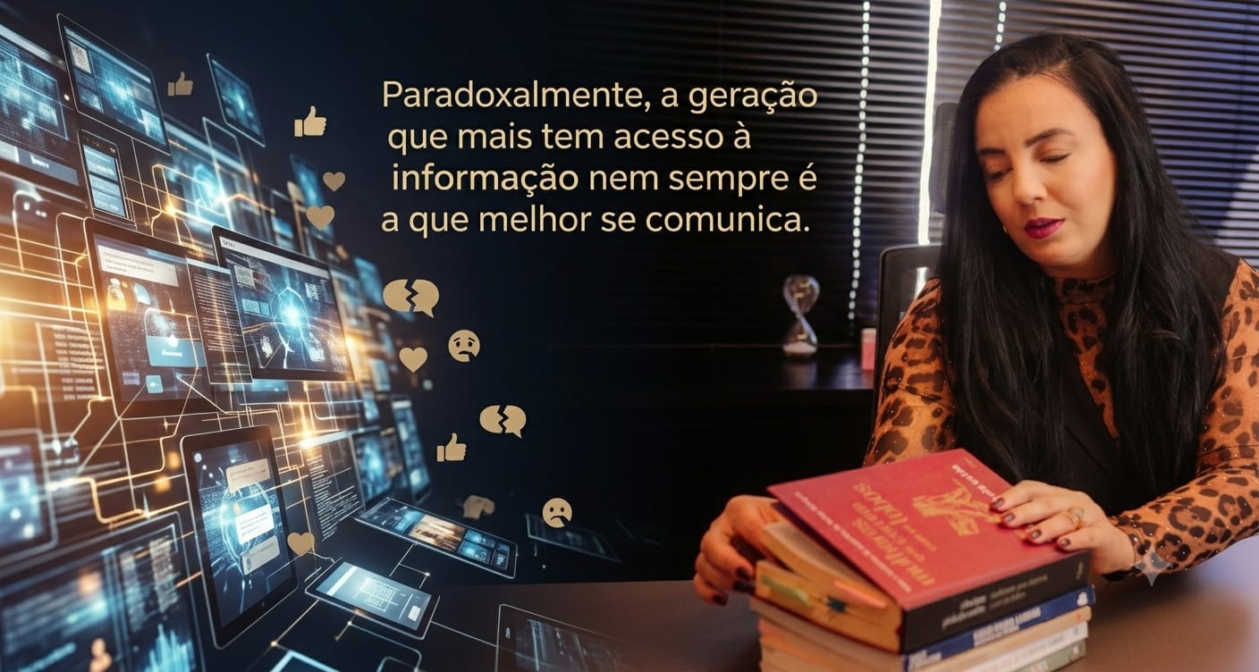 Paradoxalmente, a geração que mais tem acesso à informação nem sempre é a que melhor se comunica.