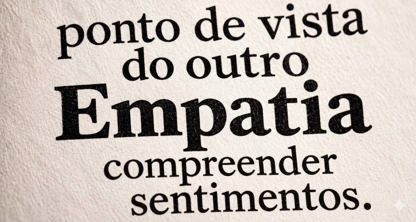 EMPATIA, VIRTUDE SUPREMA.