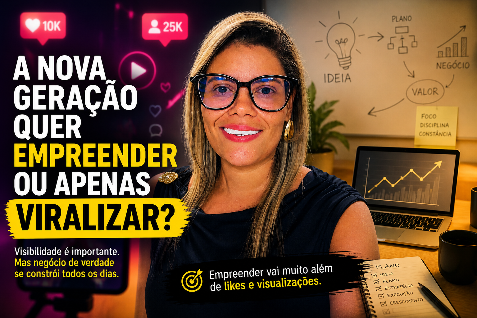 A nova geração quer empreender ou apenas viralizar?