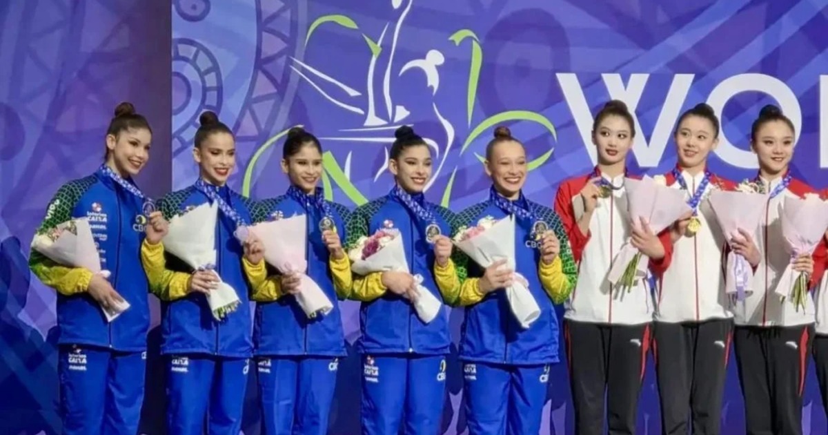 Brasil conquista duas medalhas na Copa do Mundo de Ginástica Rítmica