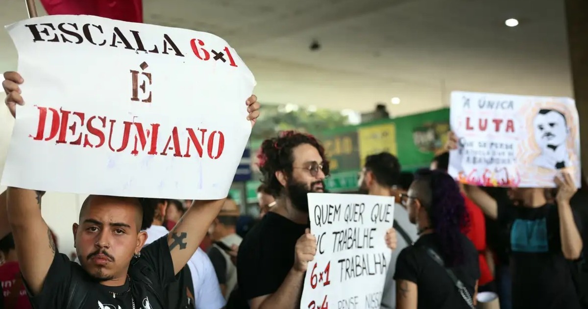 Fim da escala 6×1 é principal bandeira nos atos do 1° de Maio no país