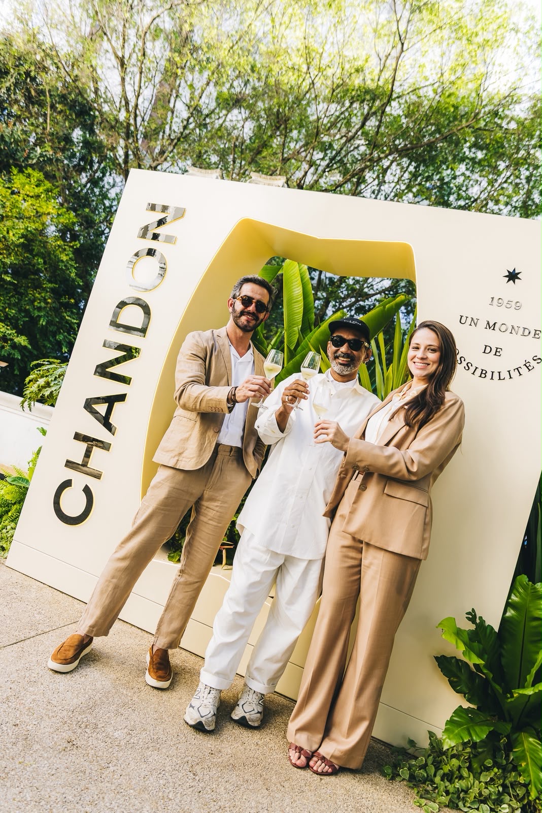 Gefferson Vila Nova assina collab com a Chandon em edição da Casa Chandon em São Paulo