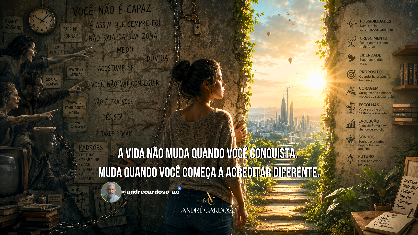 Você está mudando a coisa errada