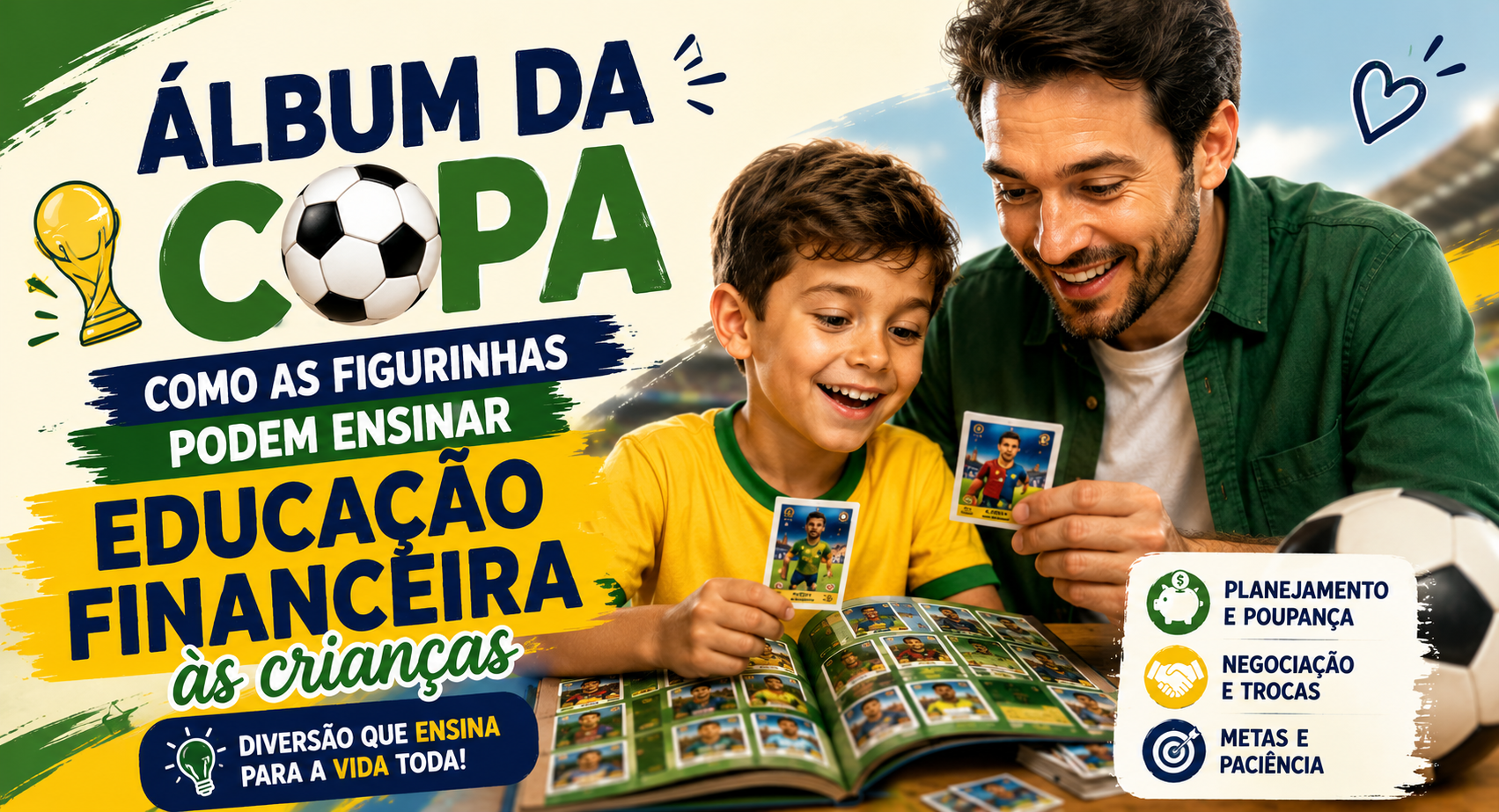 Álbum da Copa: Quando as Figurinhas se Transformam em Educação Financeira
