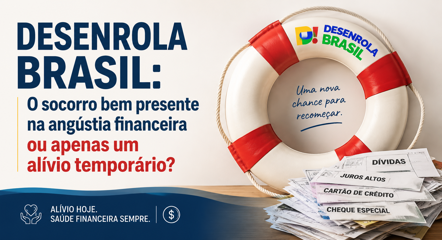 Programa Desenrola Brasil: Alívio Imediato VS. Sustentabilidade Financeira