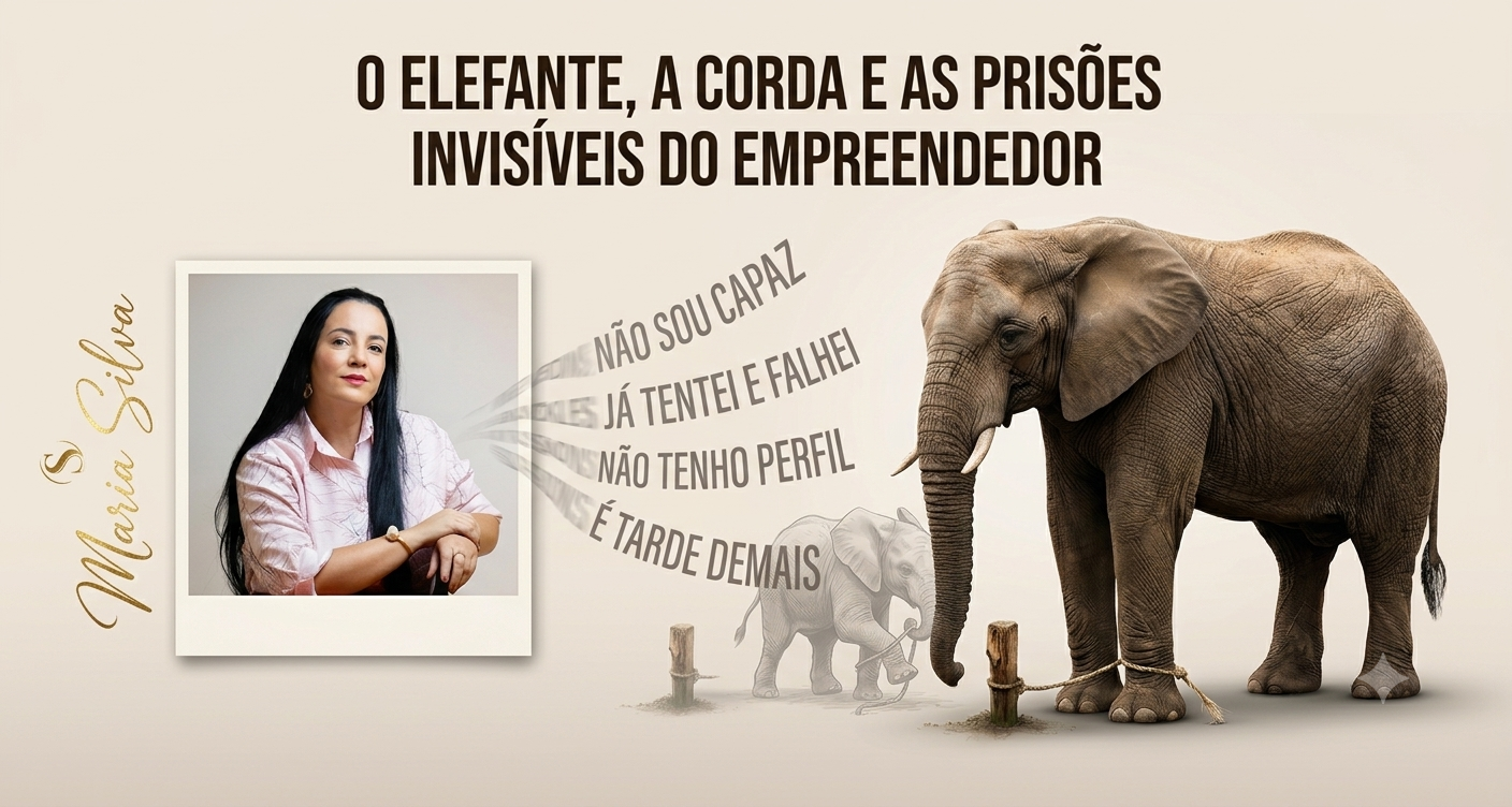 A parábola do elefante, a corda e as prisões invisíveis do empreendedor