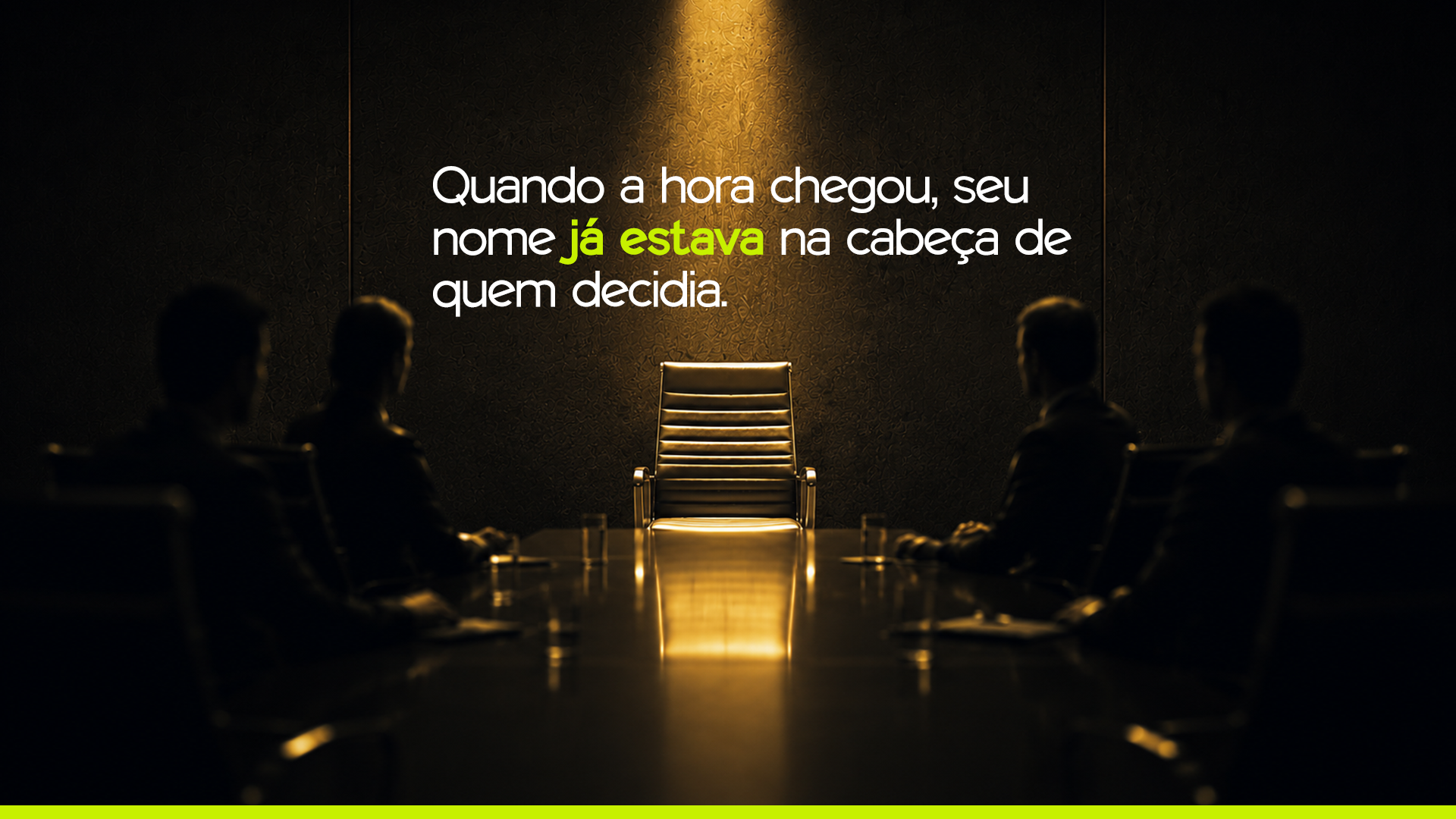 Ser lembrado não é acidente