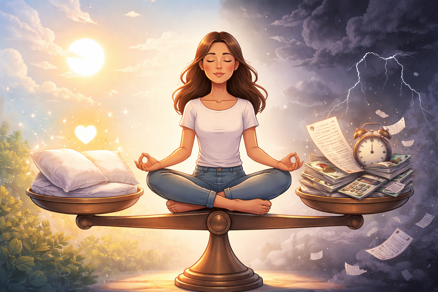 Entre a consciência tranquila e a mente inquieta
