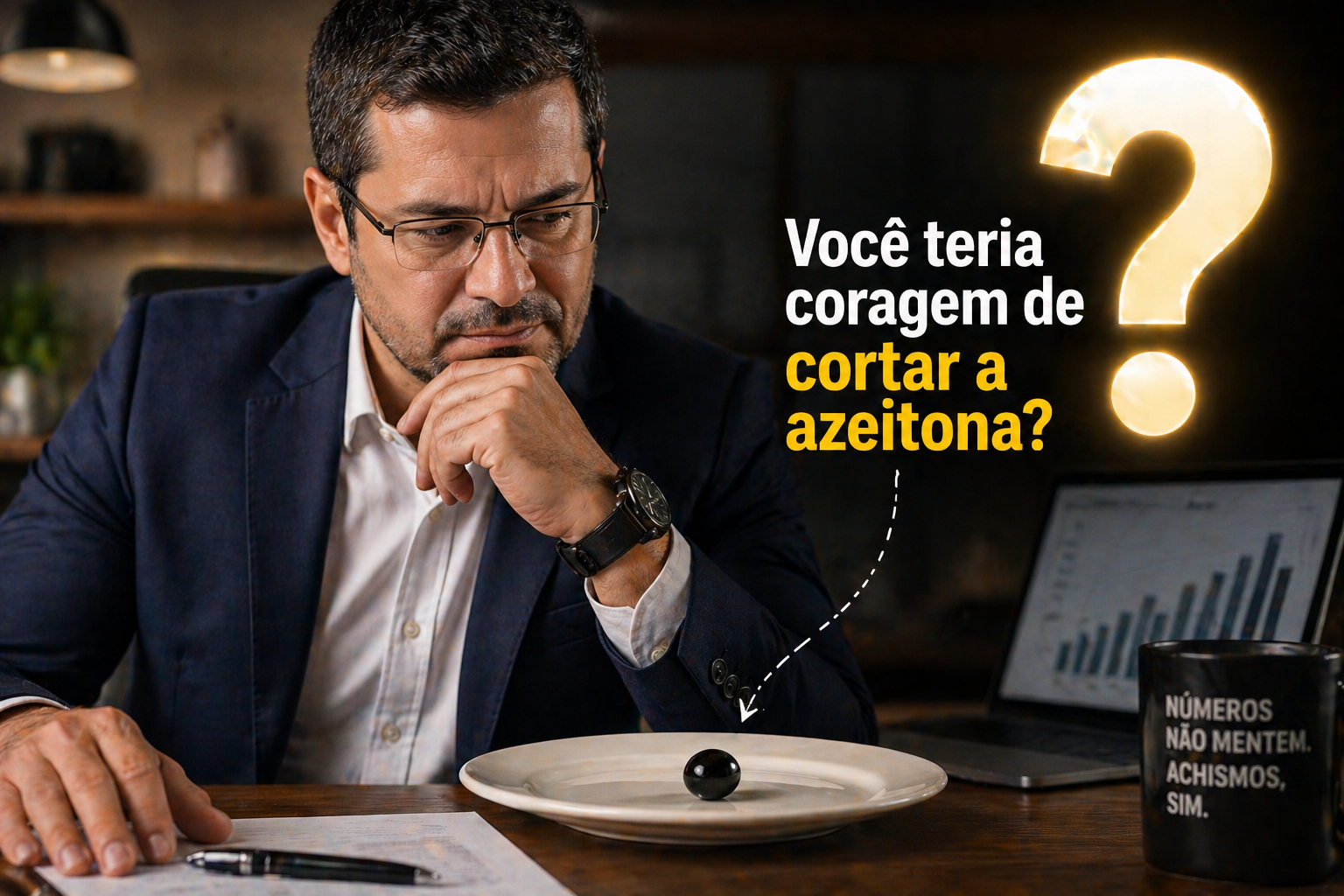 Você teria coragem de cortar a azeitona da sua empresa?